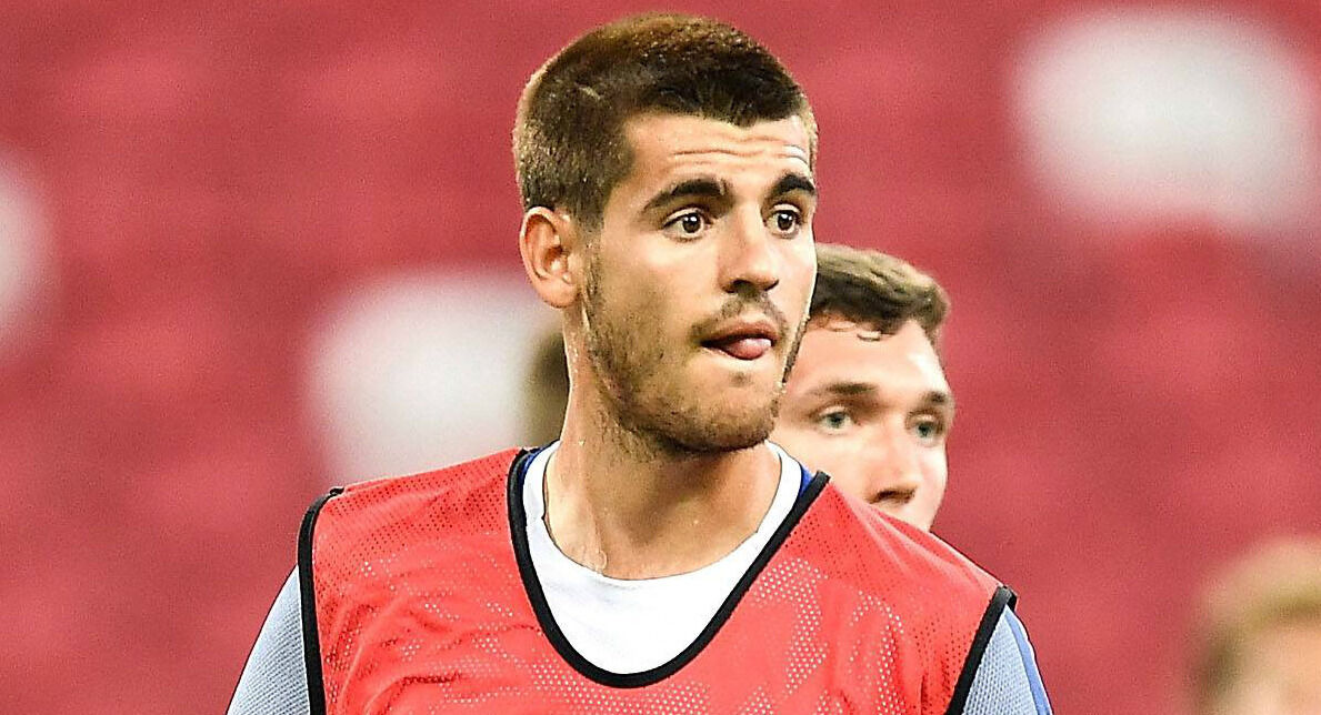 Alvaro Morata scored the opening goal as Chelsea beat Leicester 2-1 on Saturday.