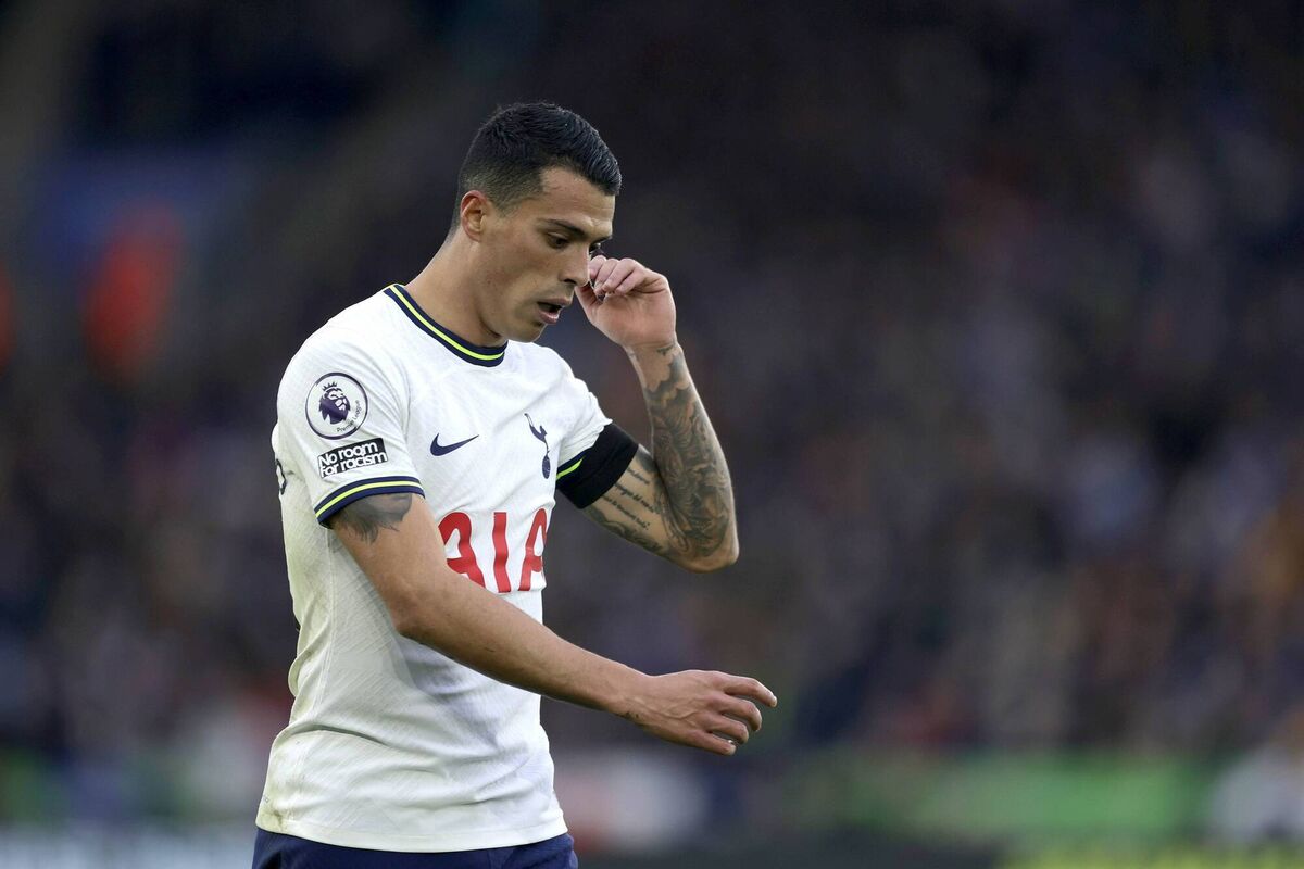 Pedro Porro struggled on his Spurs defeat at Leicester.Pic: Malcolm Couzens/Getty Images