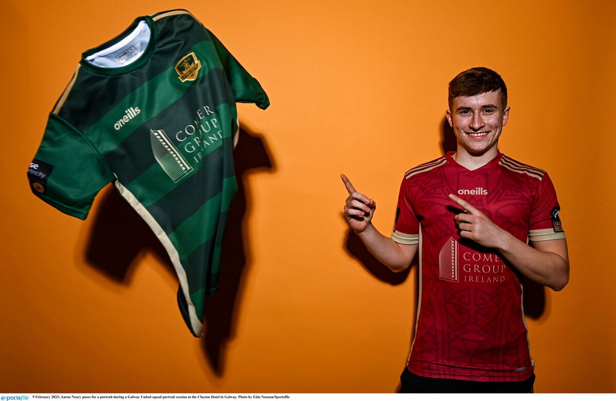 UNITED: Aaron Neary poses for a portrait during a Galway United squad portrait session at the Clayton Hotel in Galway. Photo by Eóin Noonan/Sportsfile