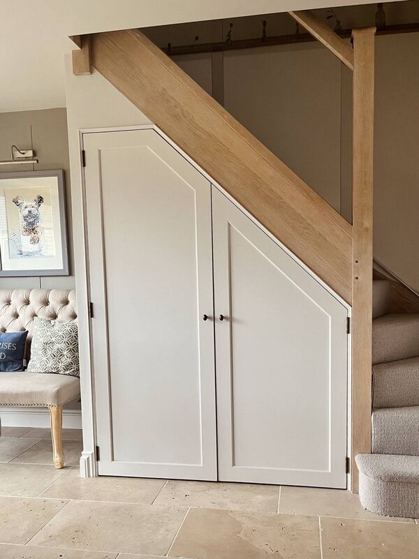 Doors conceal a laundry station. Picture:@rosecottagerevival
