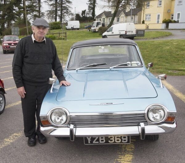 John O’Driscoll, Schull with his made-in- Cork 1966 Ford Corsair at the Coppeen and District Vintage Club annual road run. Picture: Dan Linehan