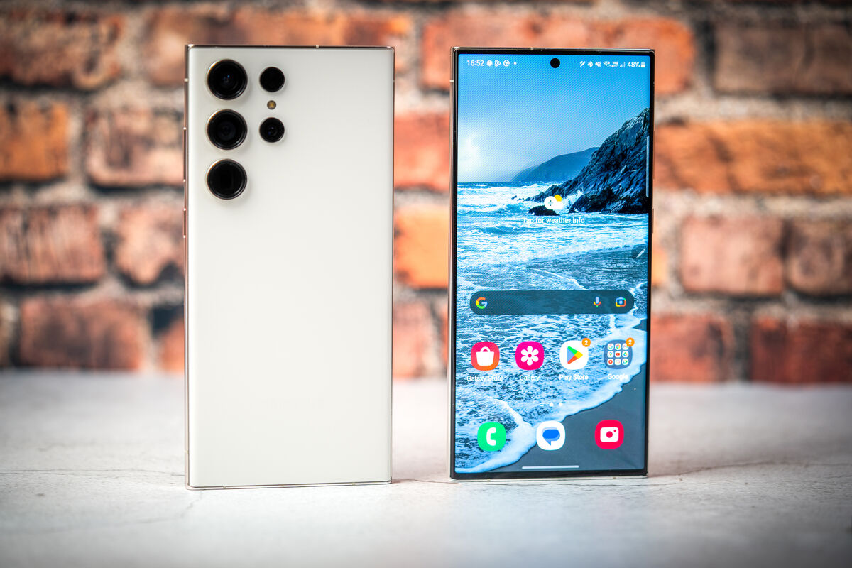 The Samsung Galaxy S23 Ultra sports a gorgeous 6.8-inch display. Picture: Noel Campion.