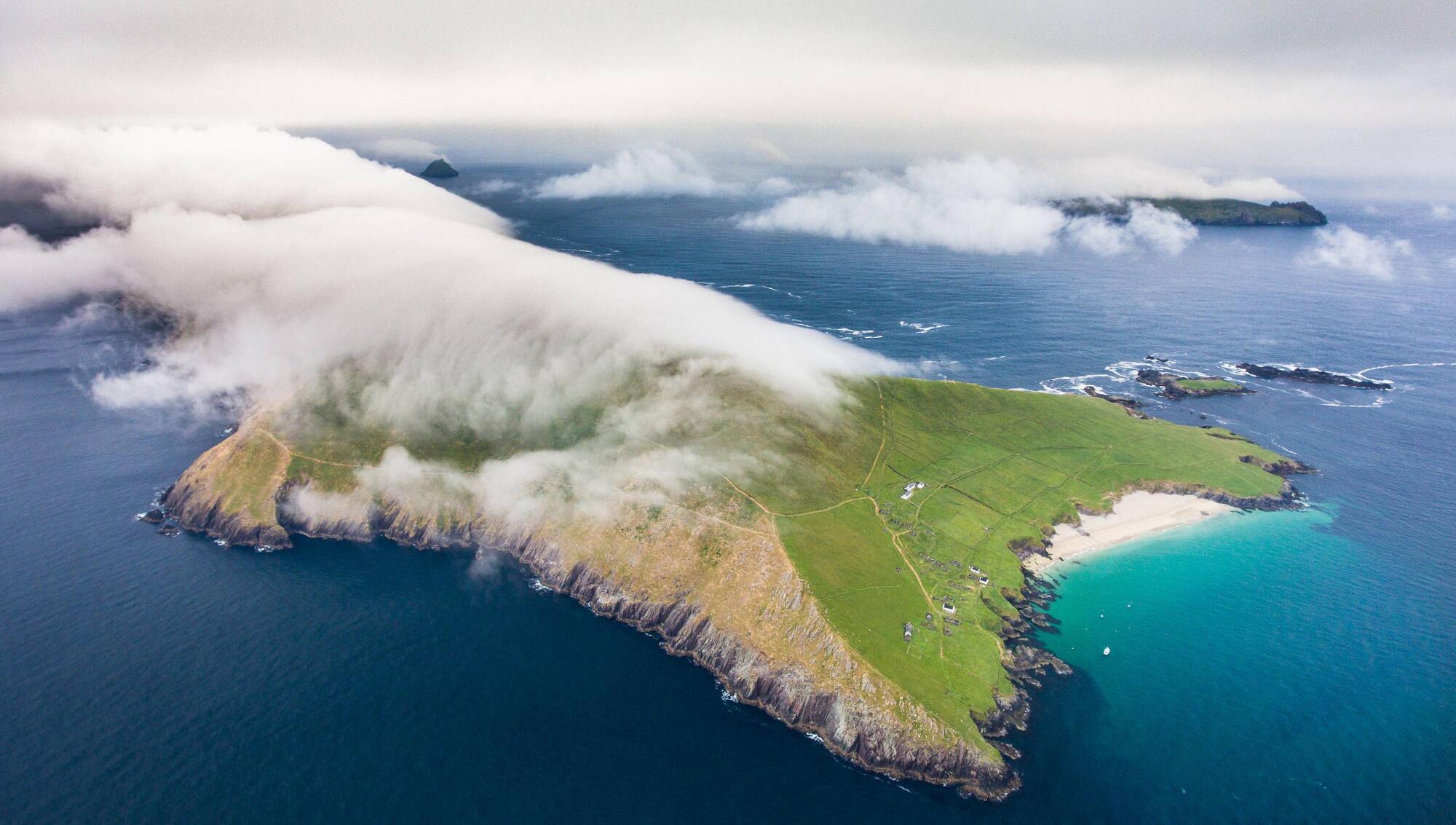 A French-registered trawler and a bulk carrier vessel had collided in 2019 around 24 nautical miles north west of one of the Blasket Islands. Pictured is Great Blasket Island.