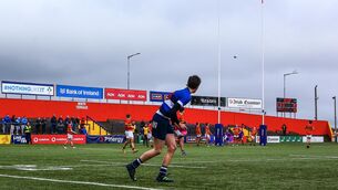 <p>NERVELESS: Crescent College Comprehensive’s Eoin O’Callaghan slots the ball over from the sideline in injury time. Picture: INPHO/Ken Sutton</p>
