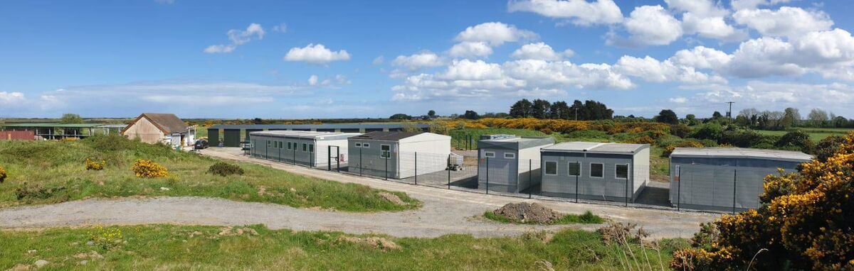 The site at Mornington in Co, Meath where they are currently situated. Picture: The Wildlife Hospital 