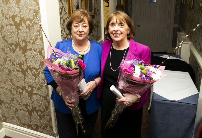Social Democrats TDs Catherine Murphy and Roisin Shortall at a press briefing to announce they are to step down as co-leaders. Picture: Gareth Chaney/Collins Photos Social Democrats TDs Catherine Murphy and Roisin Shortall at a press briefing to announce they are to step down as co-leaders. Picture: Gareth Chaney/Collins Photos