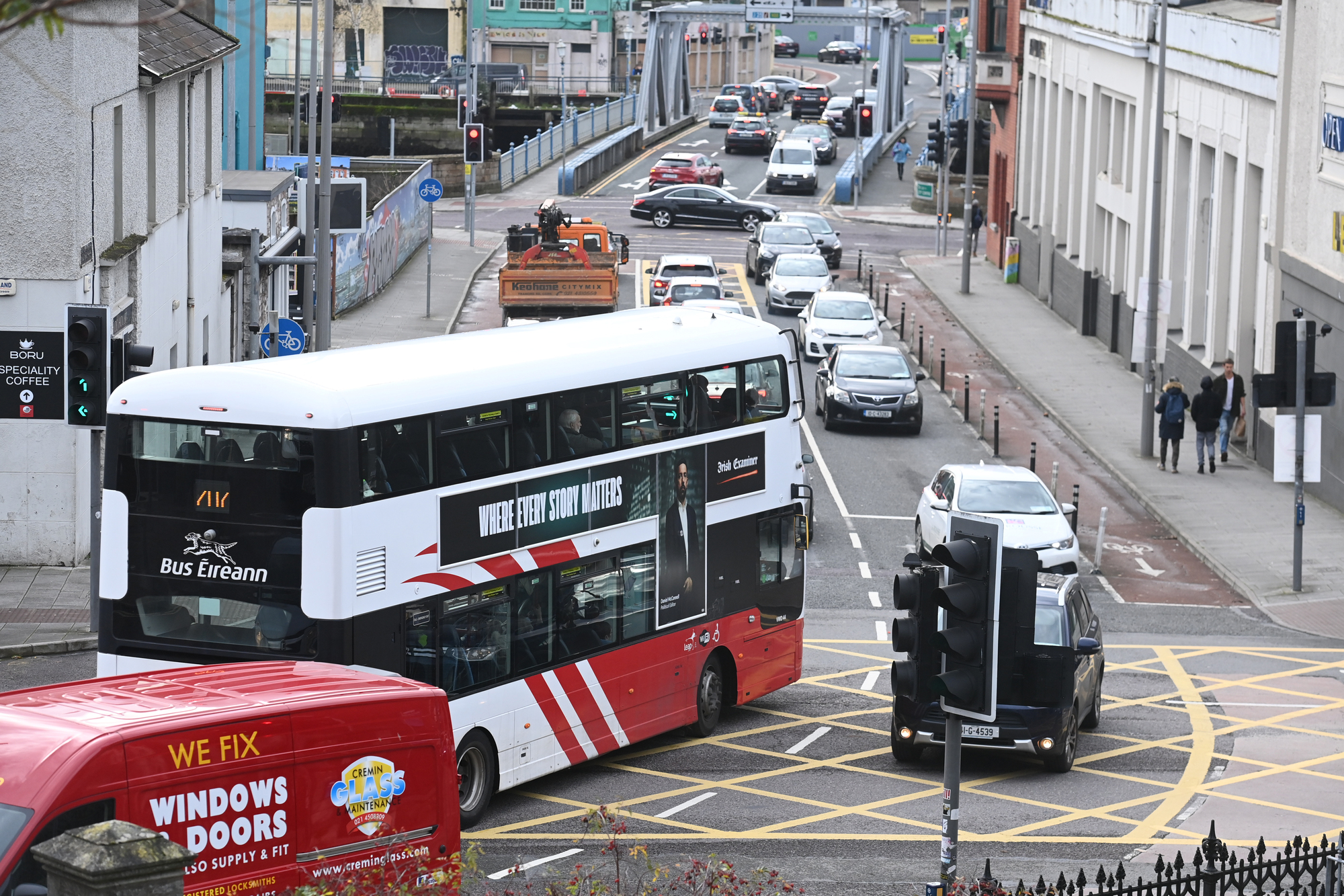 Traffic congestion is a major contributor of the pollutant NO2. Picture: Larry Cummins