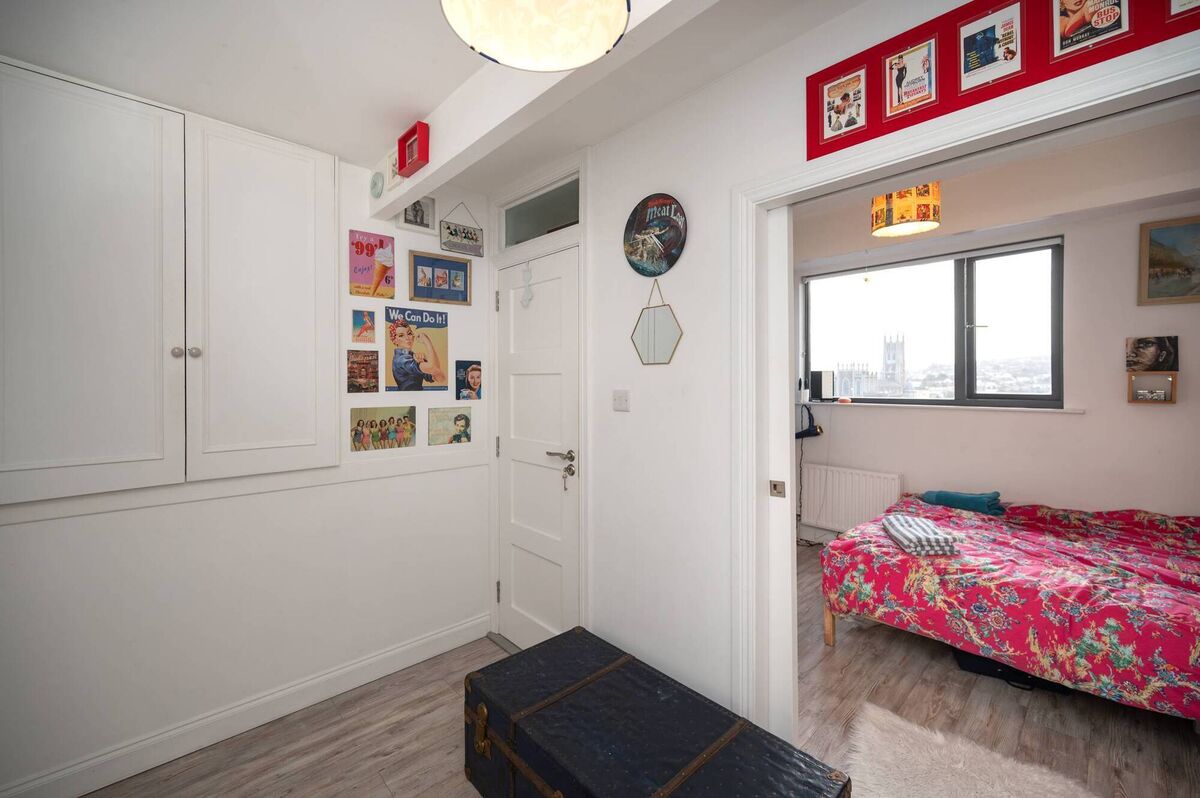 Back bedroom and dressing area