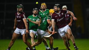 <p>PHYSICALITY: Galway’s Padraic Mannion keeps his eye on the ball during the league match against Limerick at the Gaelic Grounds last year. Expect serious physicality again on Sunday. Pic: Eóin Noonan/Sportsfile</p>