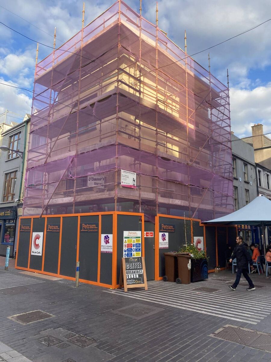 Under cover: architect John Butt of Brian O'Kennedy consultants oversaw the detailed work