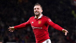 <p>Luke Shaw is loving life at Manchester United (Tim Goode/PA)</p>