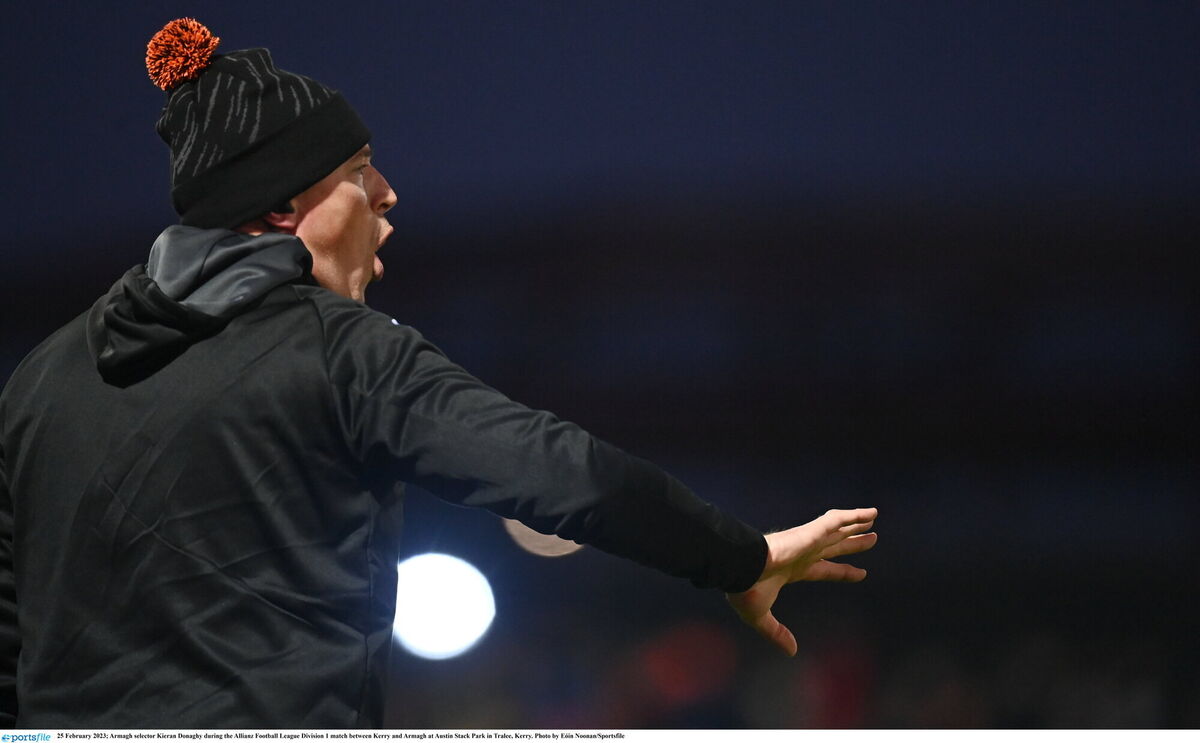 FAMILIAR GROUND: Armagh selector Kieran Donaghy. Picture: Eóin Noonan/Sportsfile