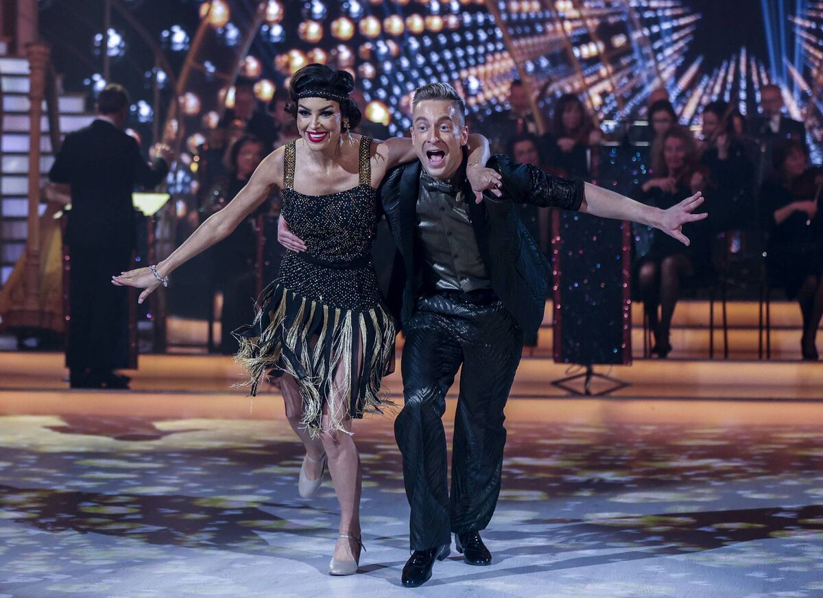 Suzanne Jackson with her Dance Partner Michael Danilczuk during Dancing With The Stars Series 6 . Pic : Kyran O’Brien/kobpix No Fee for Repro for duration of Show Jan 2023 to March 2023 .Fee apply after Broadcast of Show