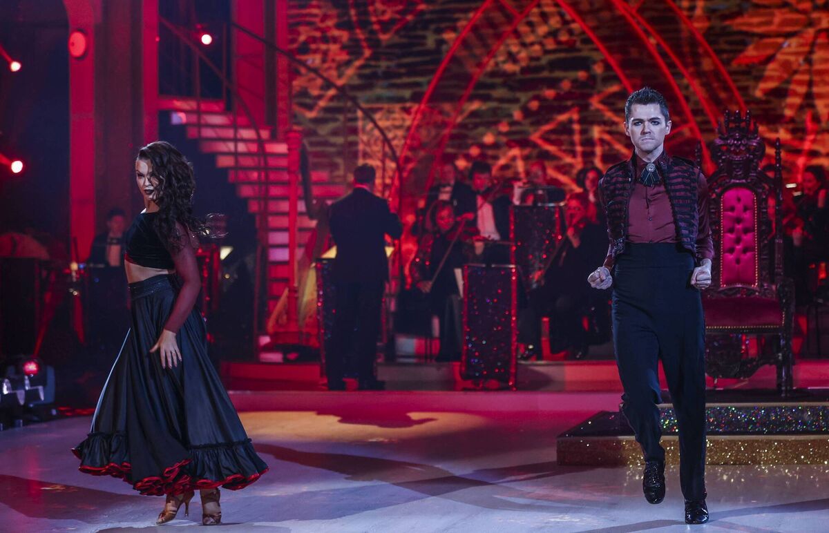 Glee Star Damian McGinty with his dance partner Kylee Vincent 