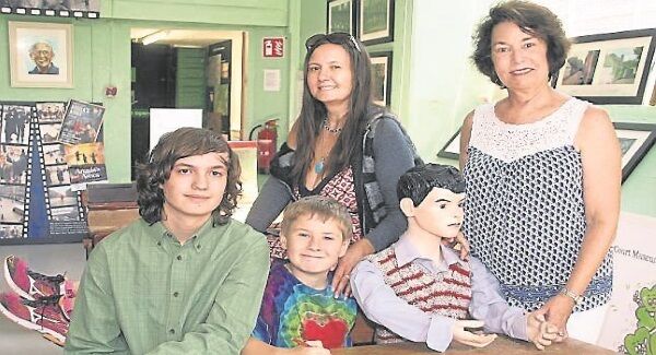 Frank McCourt’s widow Ellen at the Frank McCourt Museum in Limerick with her daughter Maggie and grandsons Jack and Avery. Frank McCourt’s widow Ellen at the Frank McCourt Museum in Limerick with her daughter Maggie and grandsons Jack and Avery.