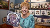 Artist celebrating the lifetime of stories built up by older people