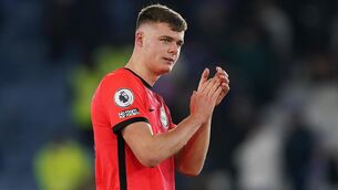 <p>Evan Ferguson has been described as a “unique talent” by his manager (Mike Egerton/PA)</p>