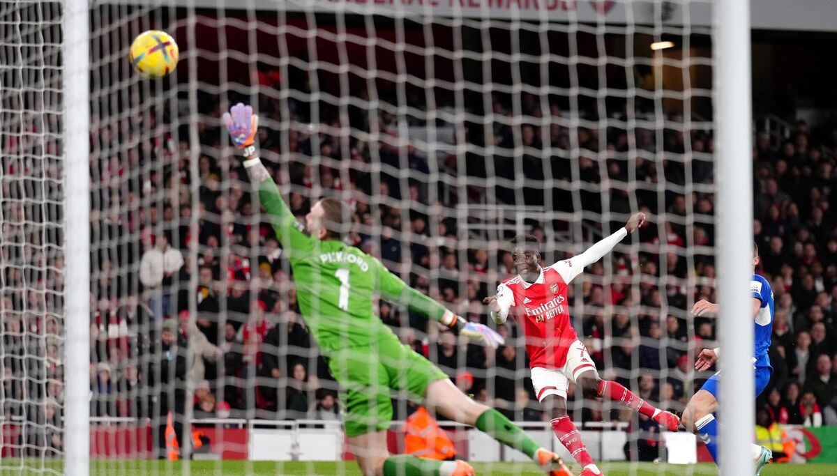 The winger found a small gap in the tp right corner.