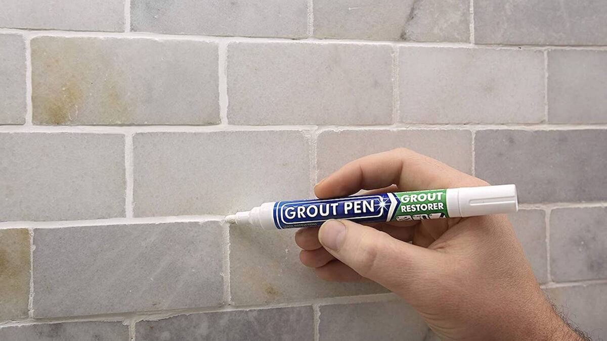 Grout pens are useful for small areas if you find the staining just will not shift. Quality pens should not fray before the ink runs out. Unibond Grout Reviver from 12, woodies.ie.