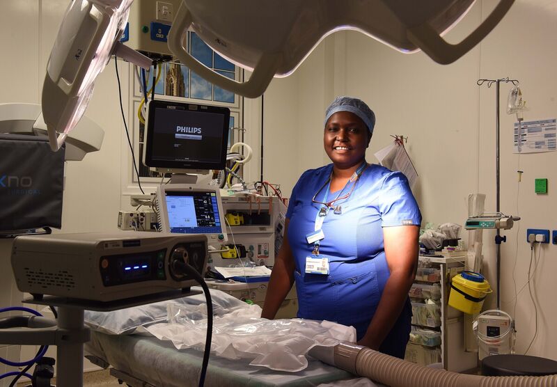 Dr. Taffy Mandiwanza, paediatric neurosurgeon outside the operating theatres in Temple St children's hospital Photograph Moya Nolan Dr. Taffy Mandiwanza, paediatric neurosurgeon outside the operating theatres in Temple St children's hospital Photograph Moya Nolan