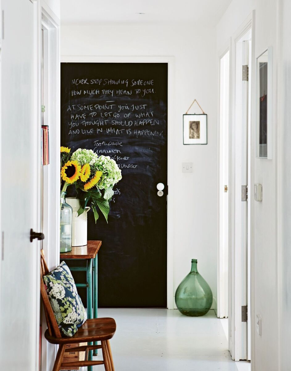  Painting a door in a contrasting colour can strengthen your voice and invite creativity, according to feng shui.