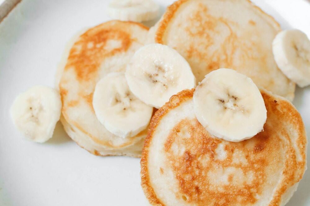 Banana Coconut Pancakes