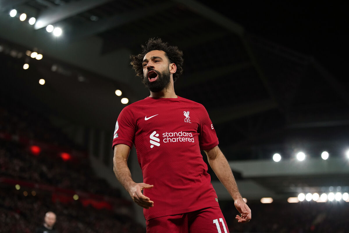 Mo Salah has nine goals in his last five games against Manchester United.