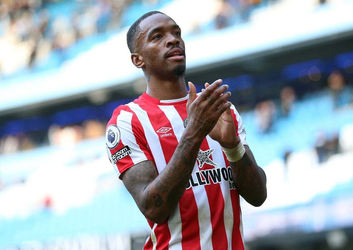 Ivan Toney’s 14 league goals this season have carried Brentford into European contention.Pic: James Warwick