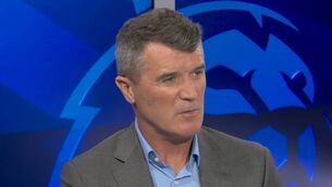<p>Roy Keane on Sky Sports</p>
