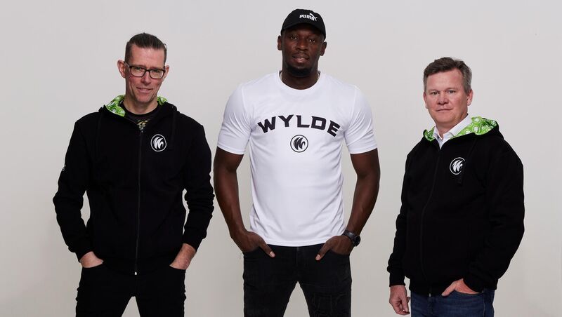 Founders of WYLDE esports organisation, Steve Daly (left) and David Cronin (right) with Usain Bolt. Founders of WYLDE esports organisation, Steve Daly (left) and David Cronin (right) with Usain Bolt.