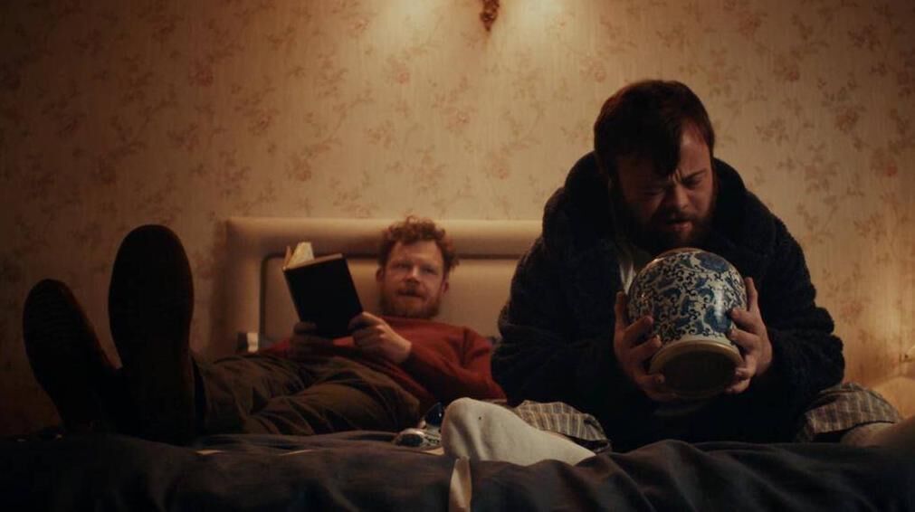 Seamus O'Hara and James Martin in An Irish Goodbye. Seamus O'Hara and James Martin in An Irish Goodbye.
