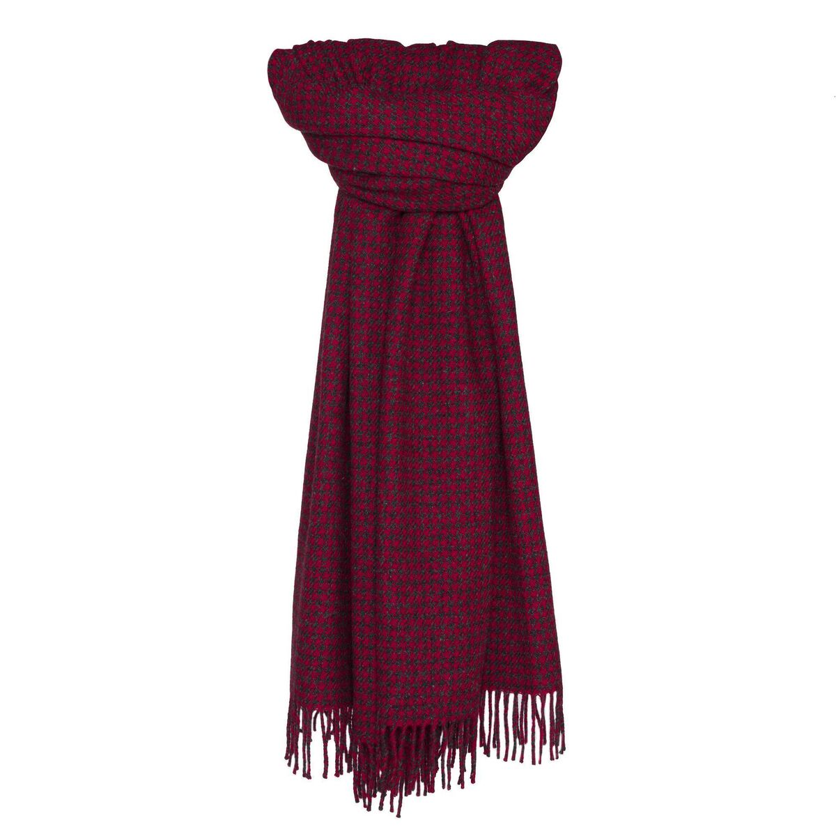 Irish Wool Houndstooth Scarf, €139, Magee 1866