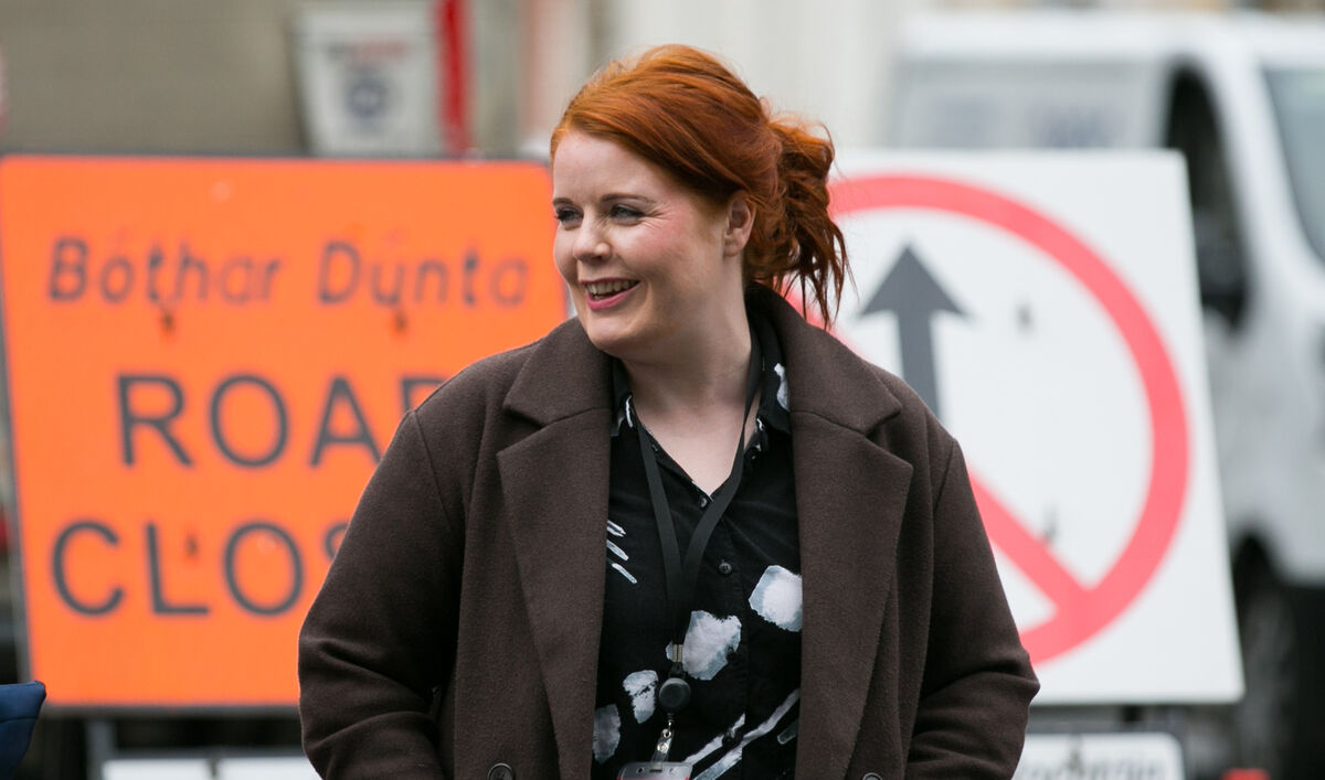 Neasa Hourigan said if the coalition leaders are lifting the evictions ban, there was nobody at last night’s meeting “to speak to Green Party values and Green Party policy”. Picture: Gareth Chaney/ Collins