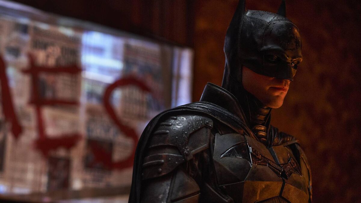 Robert Pattison in The Batman: 'This is my first nomination, and it will no doubt be my last,' says Doug Murray. Picture: Jonathan Olley/ © DC Comics Robert Pattison in The Batman: 'This is my first nomination, and it will no doubt be my last,' says Doug Murray. Picture: Jonathan Olley/ © DC Comics