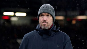 <p>Erik ten Hag was impressed by Manchester United’s character (Tim Goode/PA)</p>