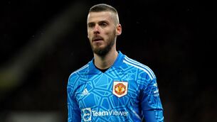 <p>NERVY MOMENTS: David De Gea has been given the backing of his Manchester United manager Erik ten Hag. Pic: Martin Rickett/PA</p>