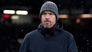 <p>WARY: Erik ten Hag wants another win against Southampton. Pic: Tim Goode/PA</p>