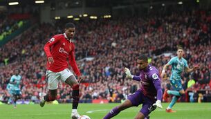 <p>STALEMATE: 10 man Man Utd draw at home to Southampton.Pic:  Nathan Stirk/Getty Images</p>