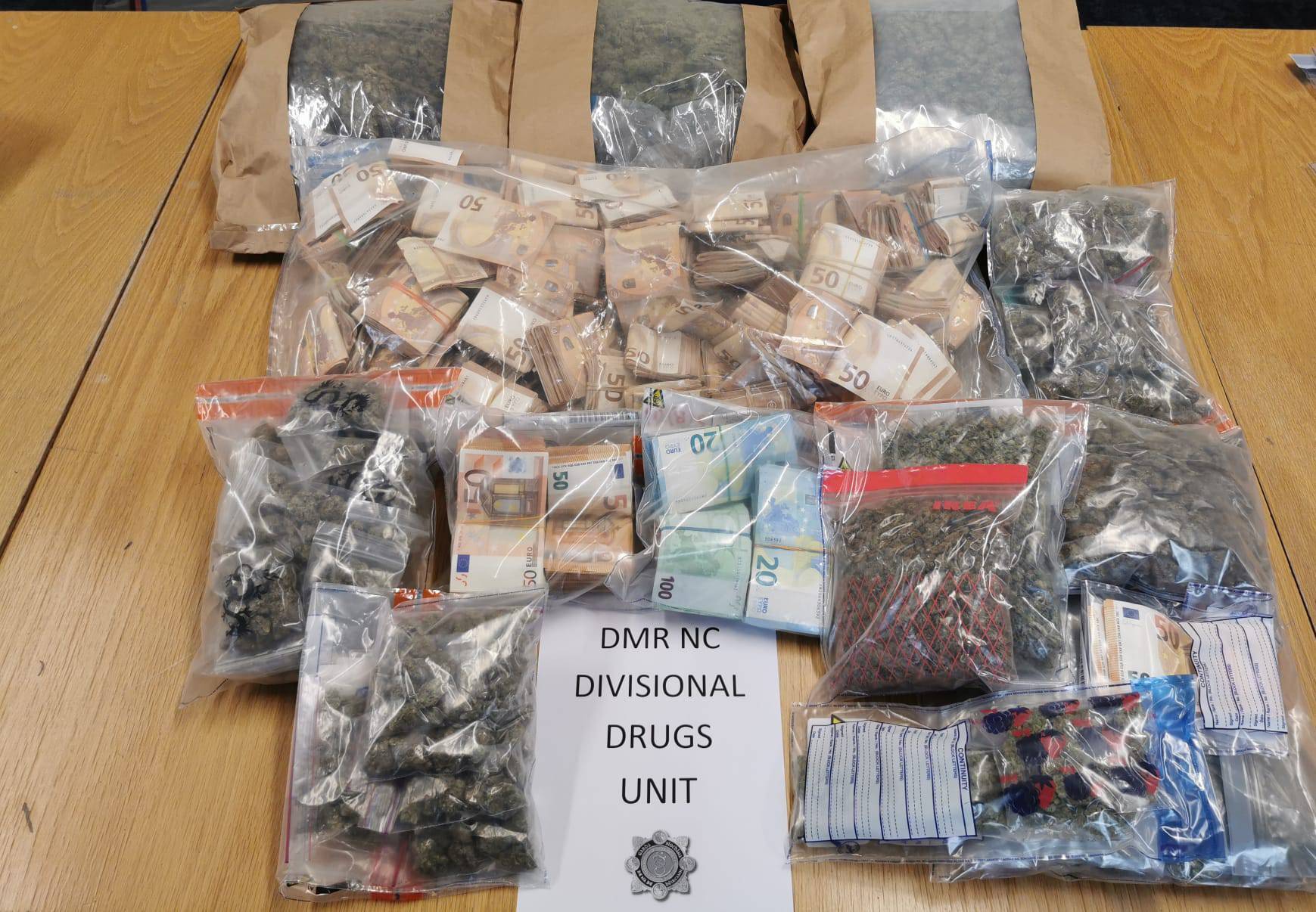 Two arrested as over €100k worth of cannabis seized in Dublin
