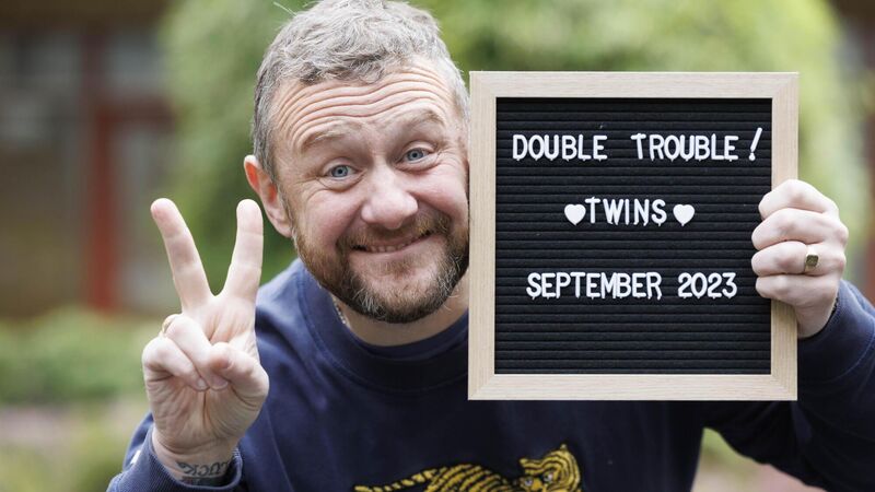 'I'm becoming a dad': PJ Gallagher expecting twins with partner Kelly 