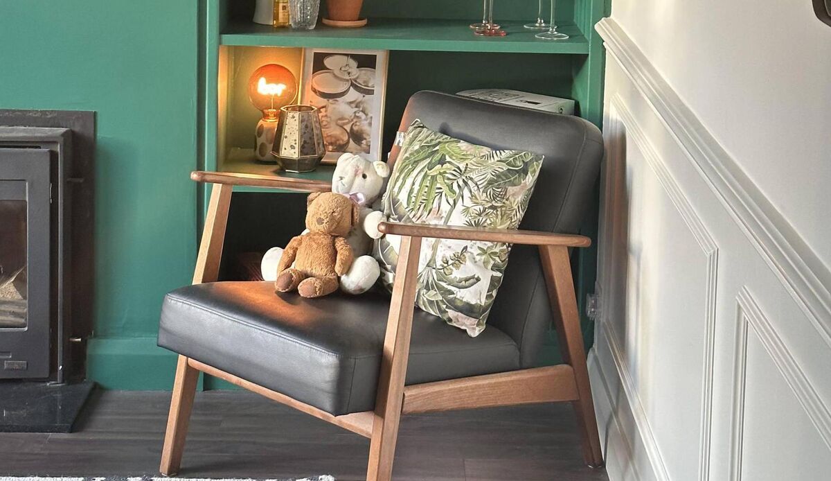 Dublin designer Paul Kinsella's living room. 