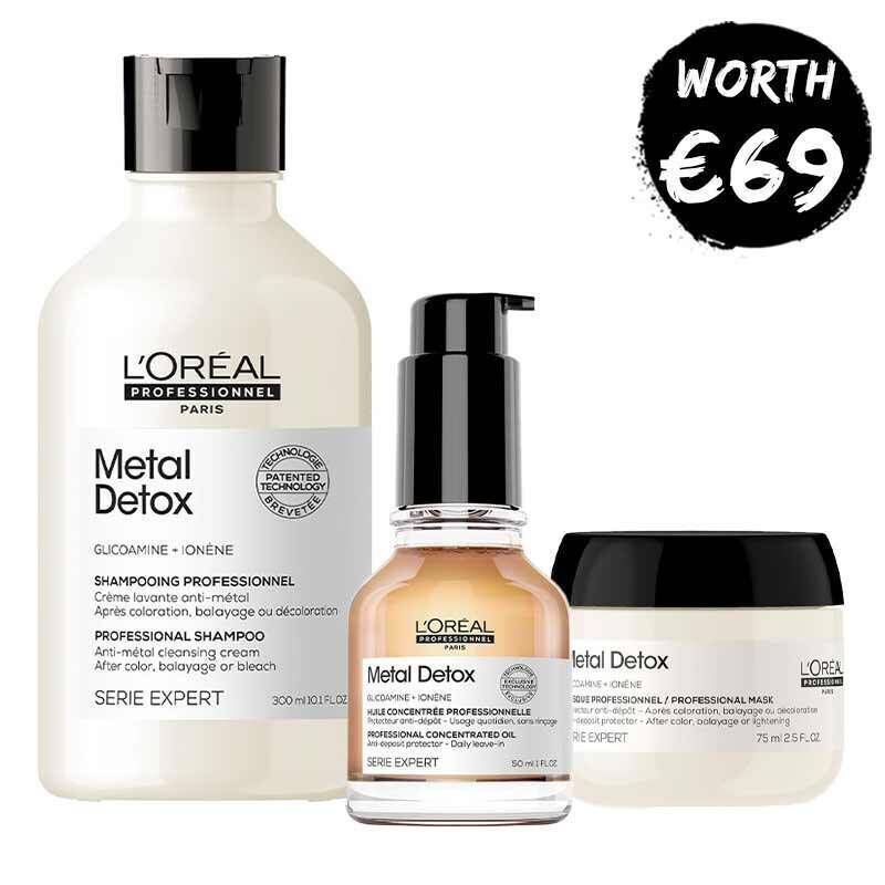L'Oreal Professionnel Metal Detox Complete Collection (was €69, now €49.95) at Cloud10 Beauty
