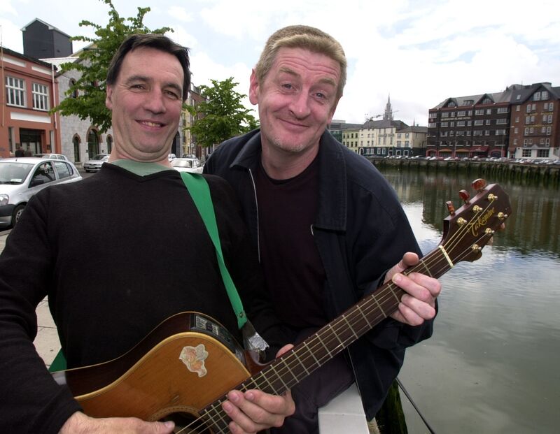 Davy Carton and Derek Murray in Cork in 1993. Picture: Eddie O'Hare