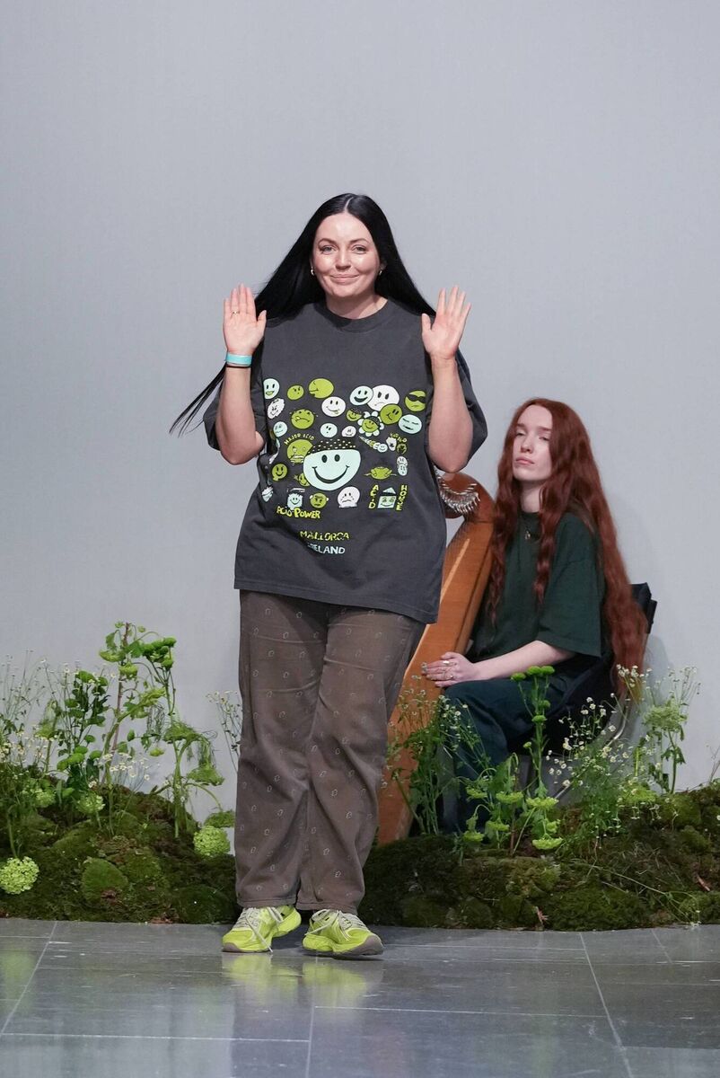 Robyn Lynch at her London Fashion Week show