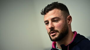 <p>KEY FIGURE: Robbie Henshaw during an Ireland rugby media conference at IRFU High-Performance Sport Ireland Campus in Dublin. Pic: Ramsey Cardy/Sportsfile</p>