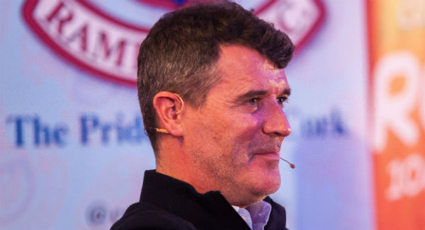 Keane at Cobh Ramblers’ audience with Roy Keane and Seamus McDonagh, which took place at the Clayton Silver Springs Hotel last night. Pic: Brian Lougheed