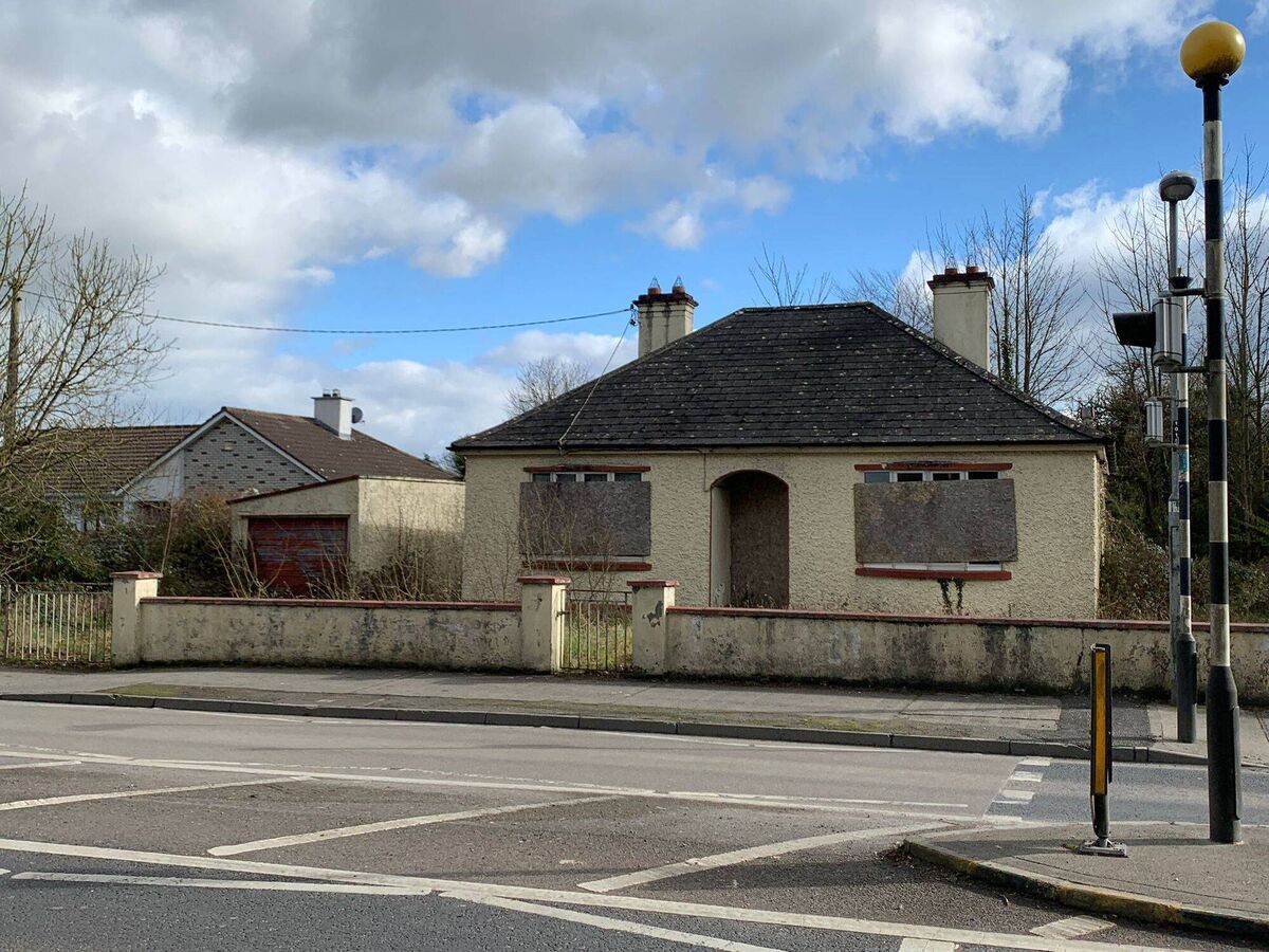 The former Kraus family home in Ballinasloe. The windows of the 1950s' style three-bedroom bungalow are all boarded up, the front garden completely overgrown. It is frozen in time. The former Kraus family home in Ballinasloe. The windows of the 1950s' style three-bedroom bungalow are all boarded up, the front garden completely overgrown. It is frozen in time.