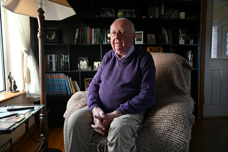 Retired journalist Ken Kelly at home in Ballinasloe: 'The shock of this tragedy reverberated completely.' Picture: Ray Ryan