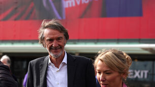 Sir Jim Ratcliffe at Old Trafford (Peter Byrne/PA).