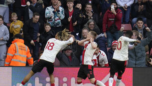 James Ward-Prowse (centre) (Andrew Matthews/PA)